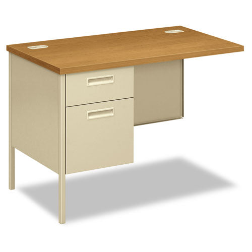 HON Metro Classic Series Workstation Return, Left, 42w X 24d, Harvest-putty