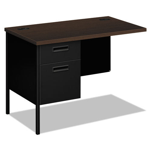 HON Metro Classic Series Workstation Return, Left, 42w X 24d, Mocha-black