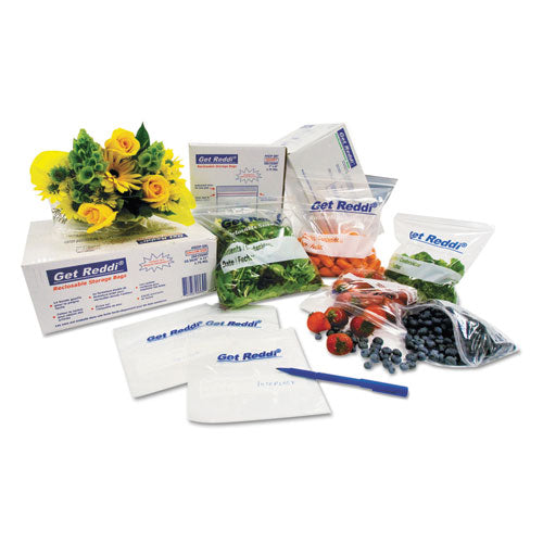 INTEPLAST Food Bags, 22 Qt, 0.85 Mil, 10" X 24", Clear, 500-carton