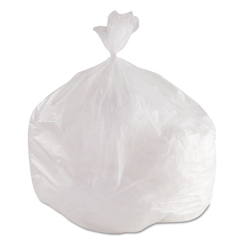 INTEPLAST High-density Interleaved Commercial Can Liners, 56 Gal, 22 Microns, 43" X 48", Natural, 200-carton