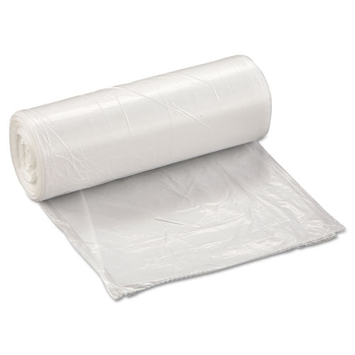 INTEPLAST Low-density Commercial Can Liners, 10 Gal, 0.35 Mil, 24" X 24", Clear, 1,000-carton