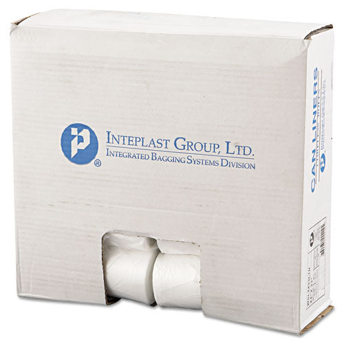 INTEPLAST Low-density Commercial Can Liners, 16 Gal, 0.35 Mil, 24" X 33", Clear, 1,000-carton