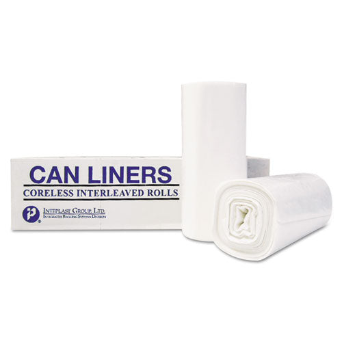 INTEPLAST High-density Commercial Can Liners Value Pack, 55 Gal, 13 Microns, 36" X 58", Clear, 200-carton