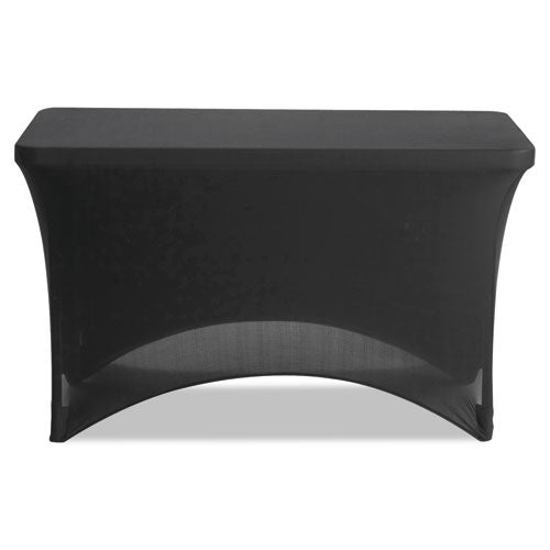 Stretch-fabric Table Cover, Polyester-spandex, 24" X 48", Black