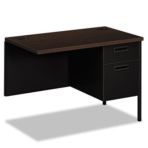 HON Metro Classic Series Workstation Return, Right, 42w X 24d, Mocha-black