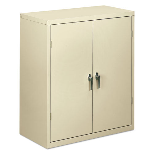 HON Assembled Storage Cabinet, 36w X 18 1-8d X 41 3-4h, Putty