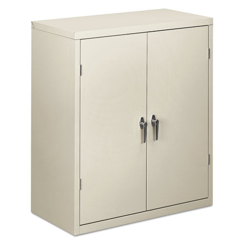 HON Assembled Storage Cabinet, 36w X 18 1-8d X 41 3-4h, Light Gray
