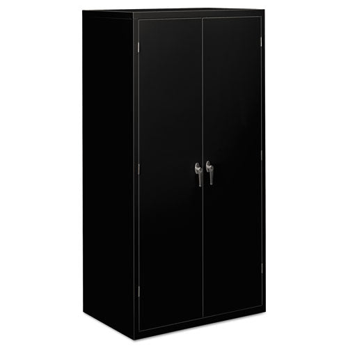 HON Assembled Storage Cabinet, 36w X 24 1-4d X 71 3-4h, Black