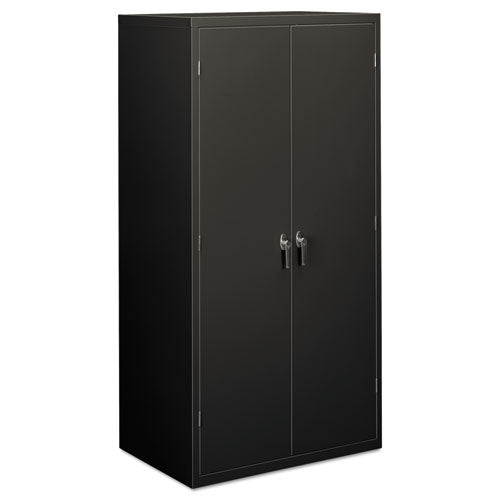 HON Assembled Storage Cabinet, 36w X 24 1-4d X 71 3-4, Charcoal