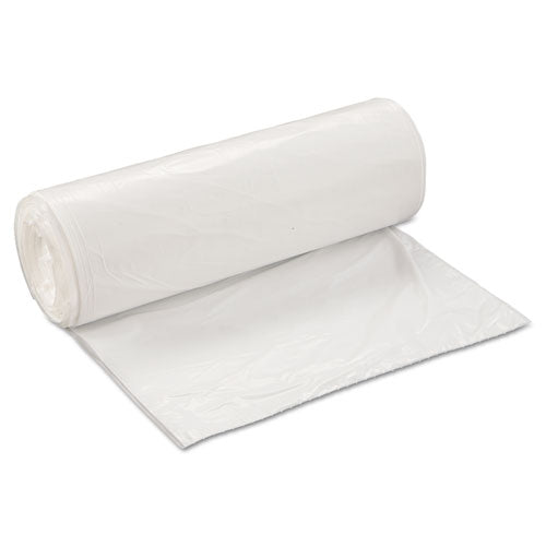 INTEPLAST Low-density Commercial Can Liners, 60 Gal, 0.7 Mil, 38" X 58", White, 100-carton