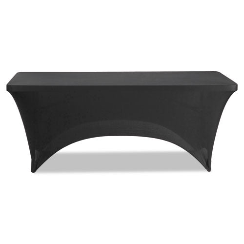 Stretch-fabric Table Cover, Polyester-spandex, 30" X 72", Black